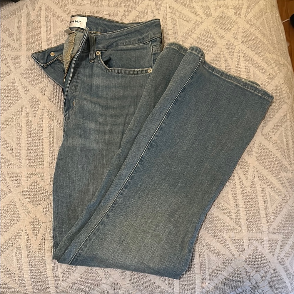 Frame Denim Le Cropped Mini Bootcut Jeans